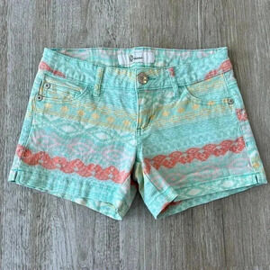 Womens/Juniors CP Jeans Aztec Print Shorts - 1